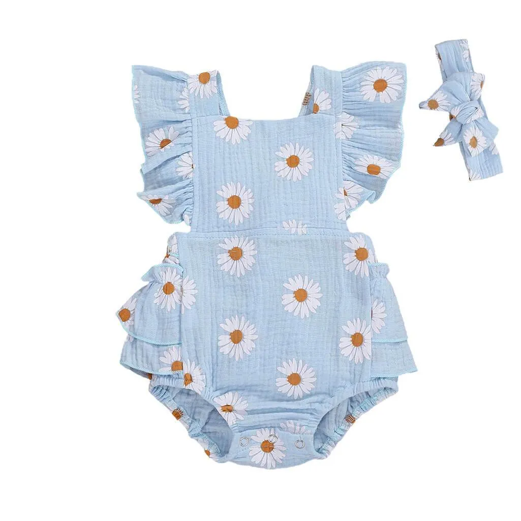 Daisies Baby Romper