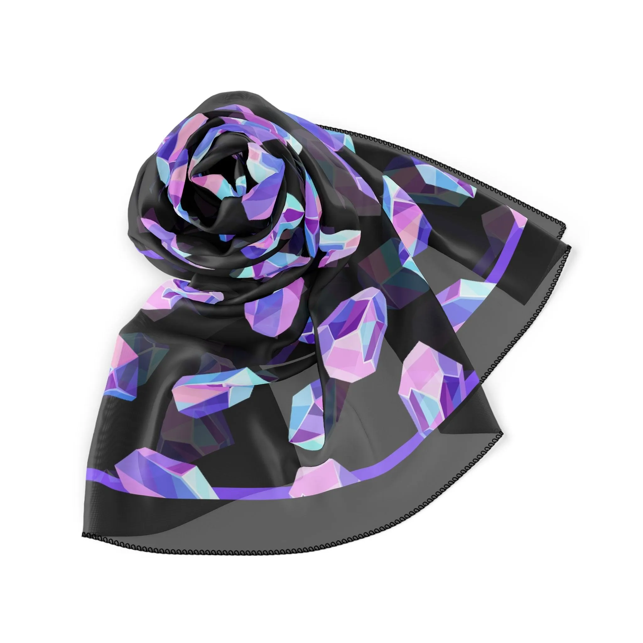 Delicate Charm Artistic Voile Scarf