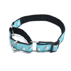 Eggs N' Bacon Martingale Denim Collar