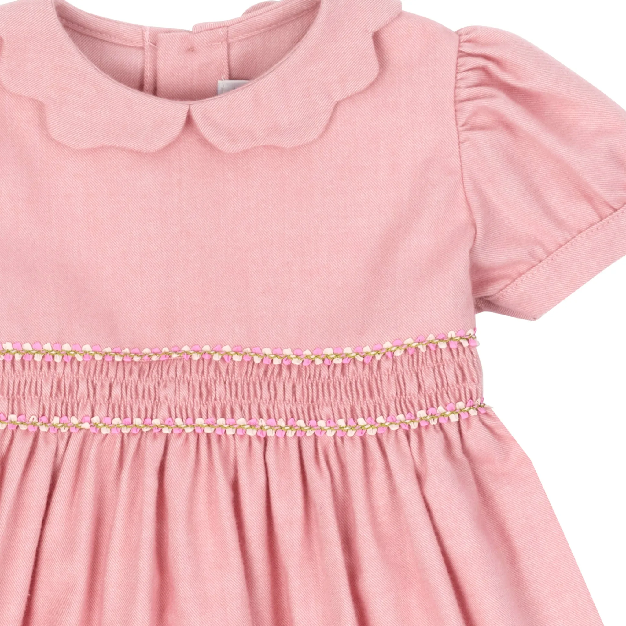 Elena Smock Dress - Pink