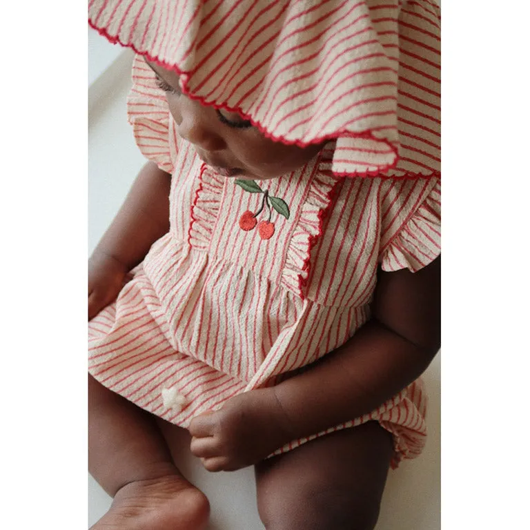 Ellie Frill Romper ''Amour Stripe''