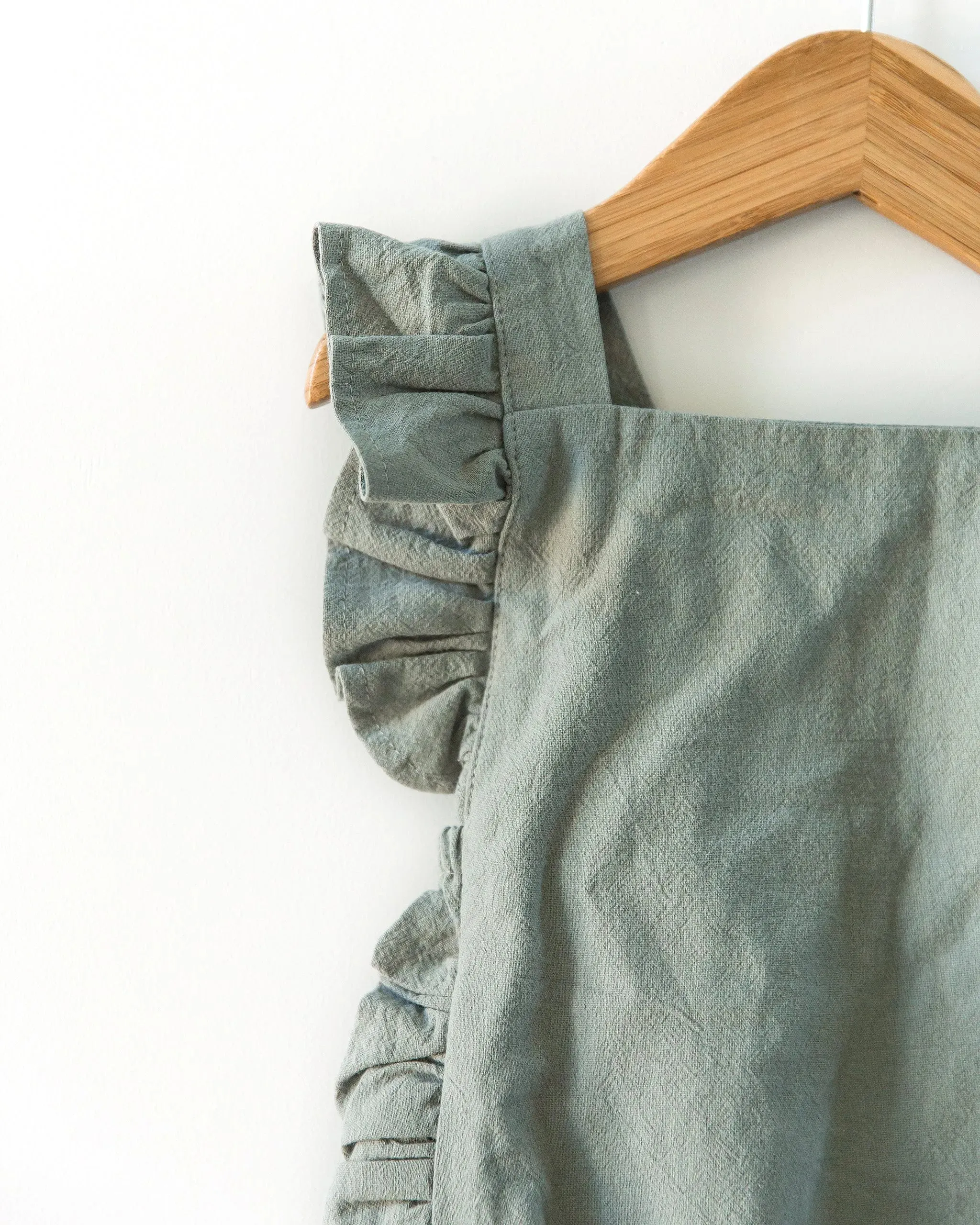 Evelyn Romper in Sage Green