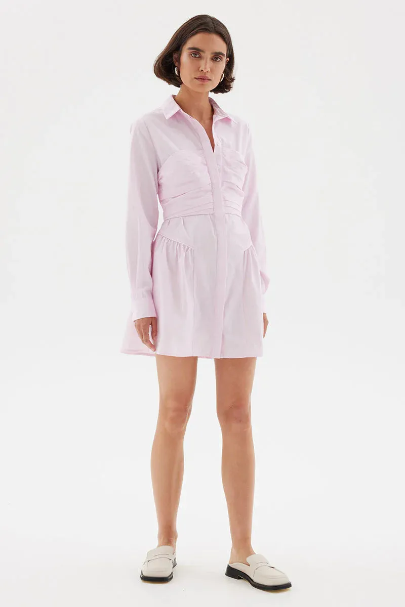 Evermore Corest Shirt Dress - Musk