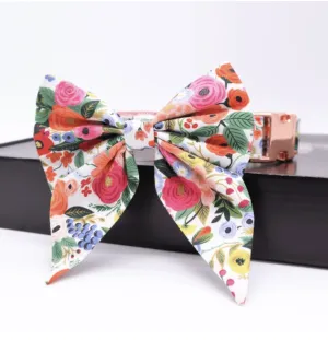 Floral Butterfly Collar Leash Set | Personalized Dog ID Collars