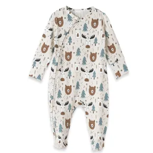 Forest Friends Bamboo Zipper Romper