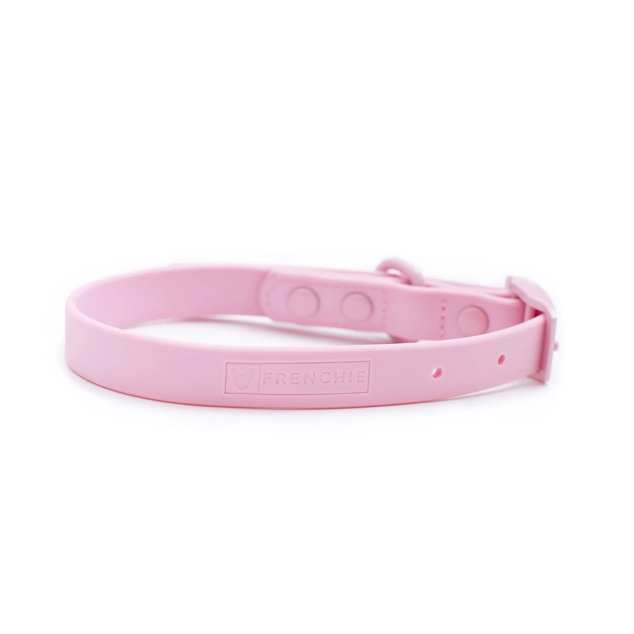 Frenchie Waterproof Collar - Pink Bubblegum