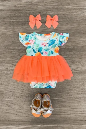 Fruity Floral Tutu Onesie