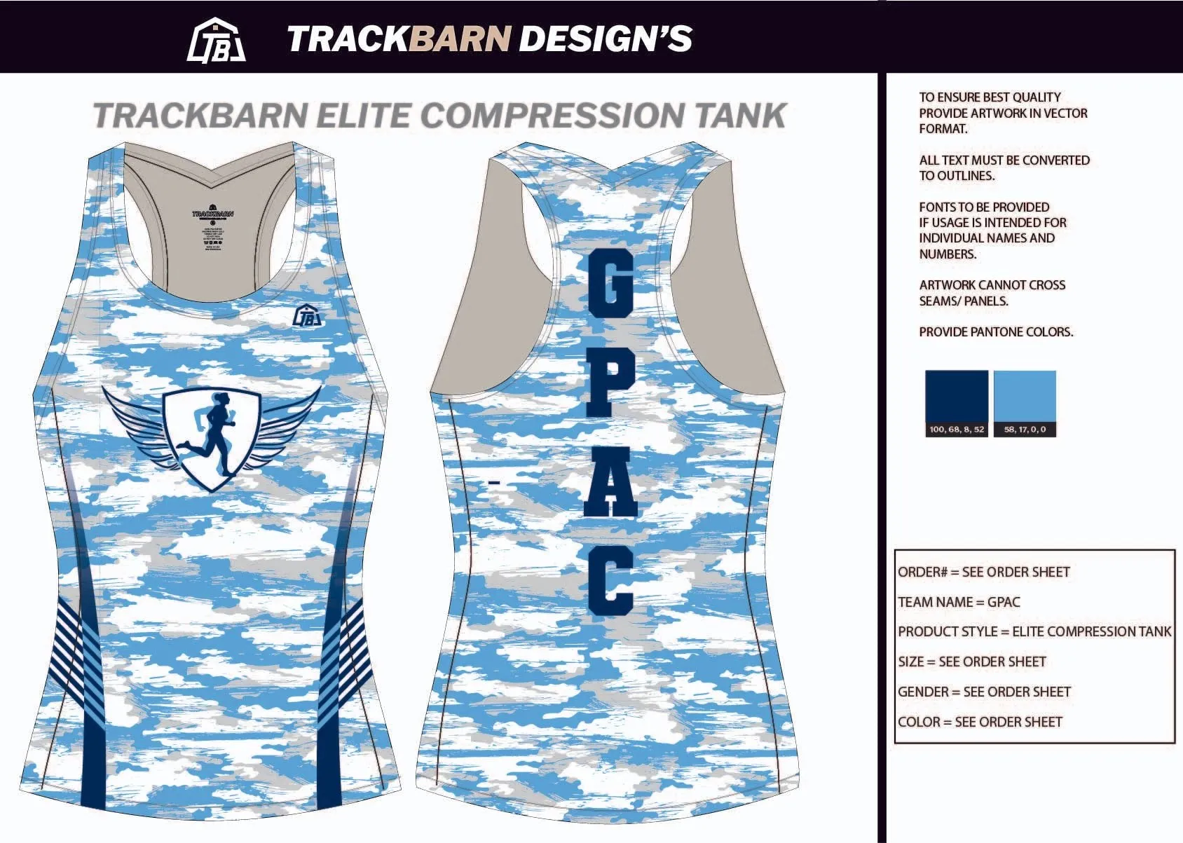 Gately Park-Athletic-Club Womens Compression Tank