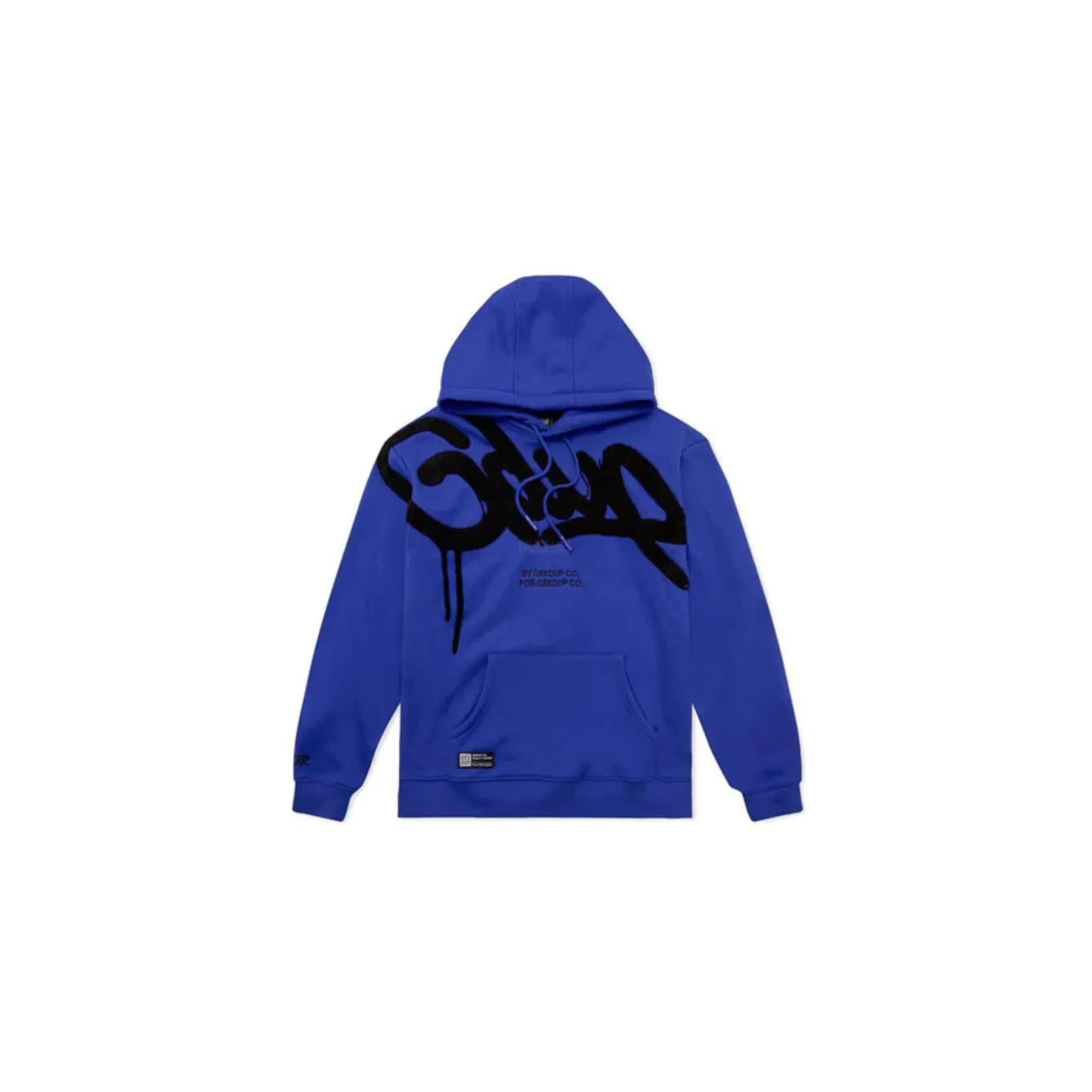 Geedup Handstyle Hoodie 'Royal Blue / Black' (2022)