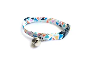 Geometric Ice Cream Cones Cat Collar