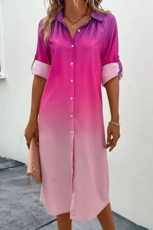 Get Noticed in a Hot Pink Shirt Dress - Shop Now!