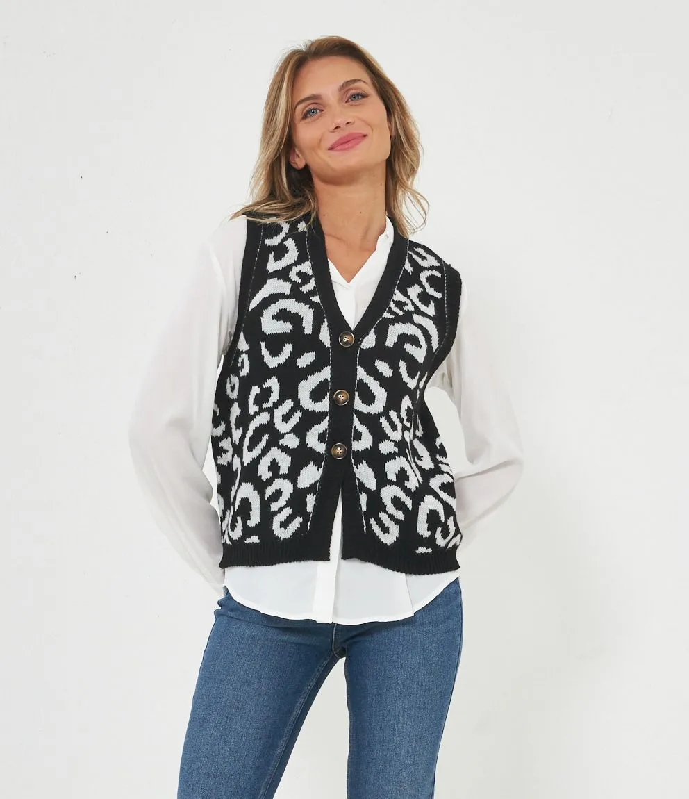 Gilet maculato