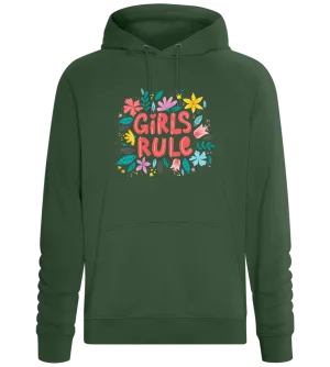 Girls Rule Flowers Design - Comfort unisex hoodie