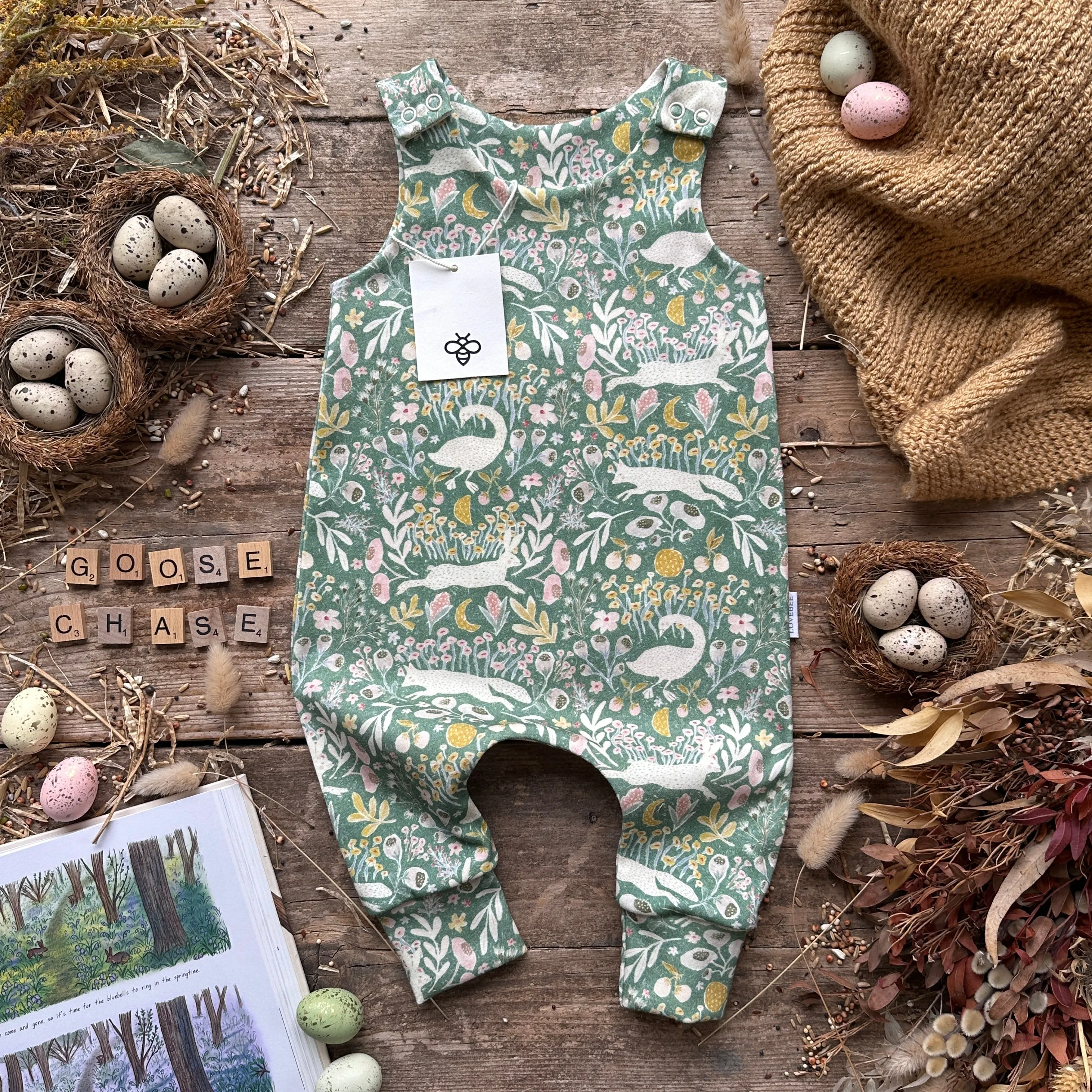 Goose Chase Long Romper