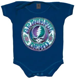 Grateful Dead "Batik Stealie" Infant Onesie Romper