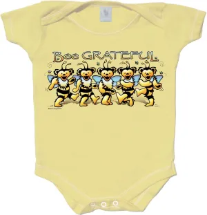 Grateful Dead "Bee Grateful" Baby Onesie Romper