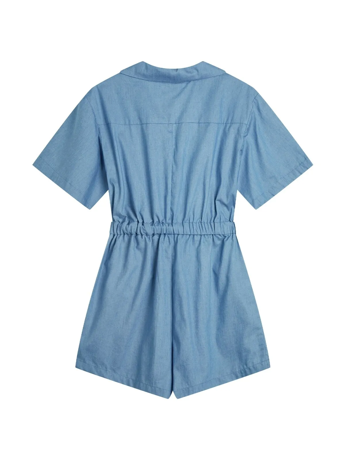 Hanna Classic Elasticated Romper DENIM*