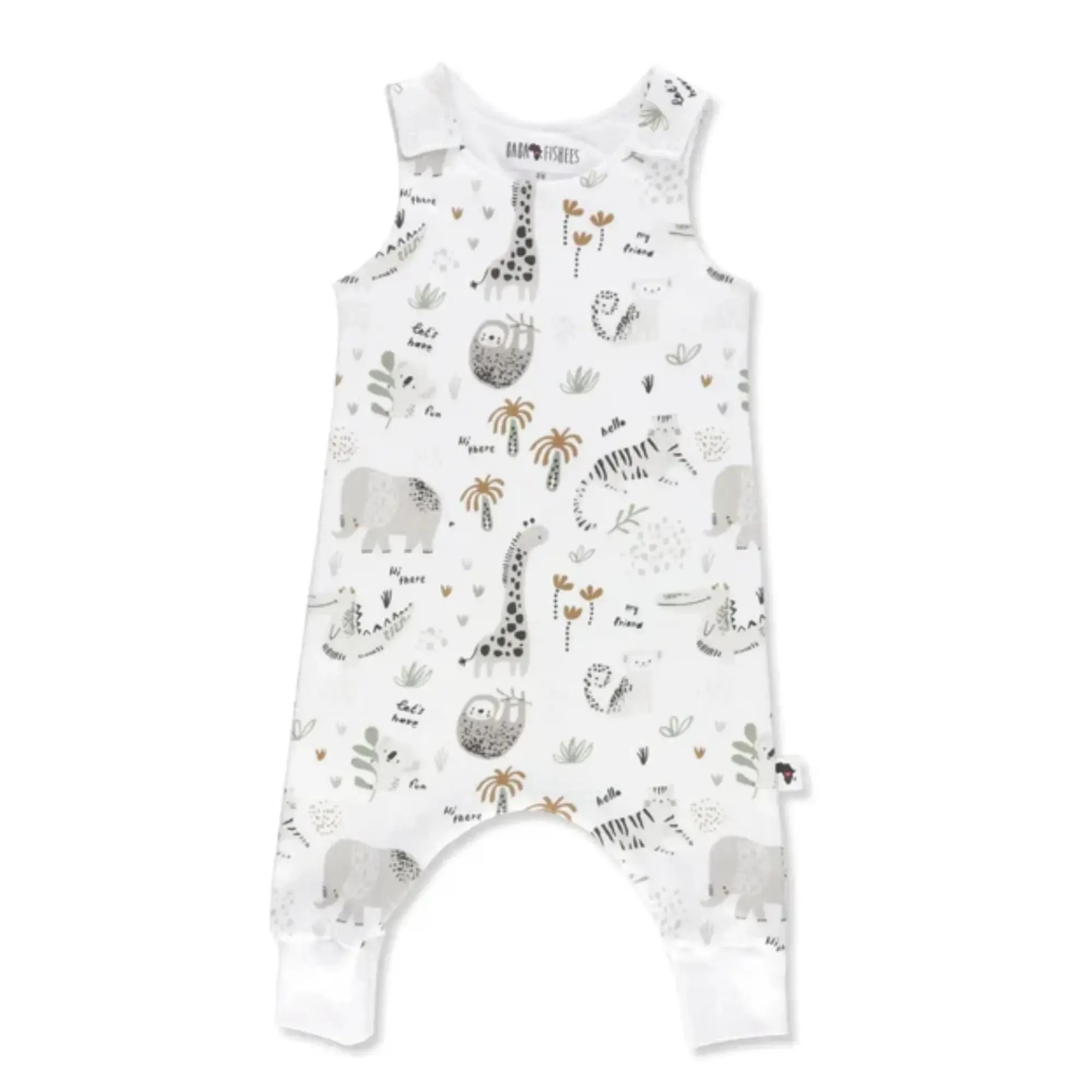 HAREM ROMPER - HI THERE WHITE