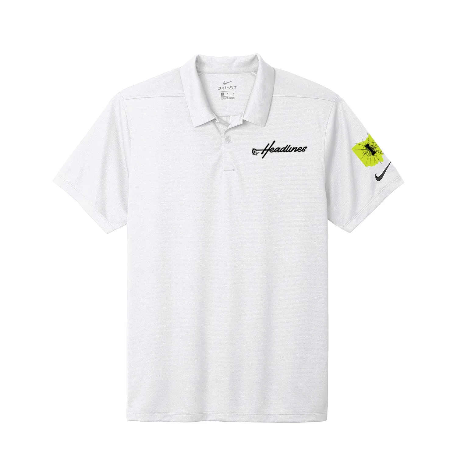 Headlines Lacrosse - Impact Lax Nike Dry Essential Solid Polo (White)