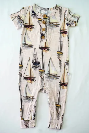 Henley Romper - Sailing Away