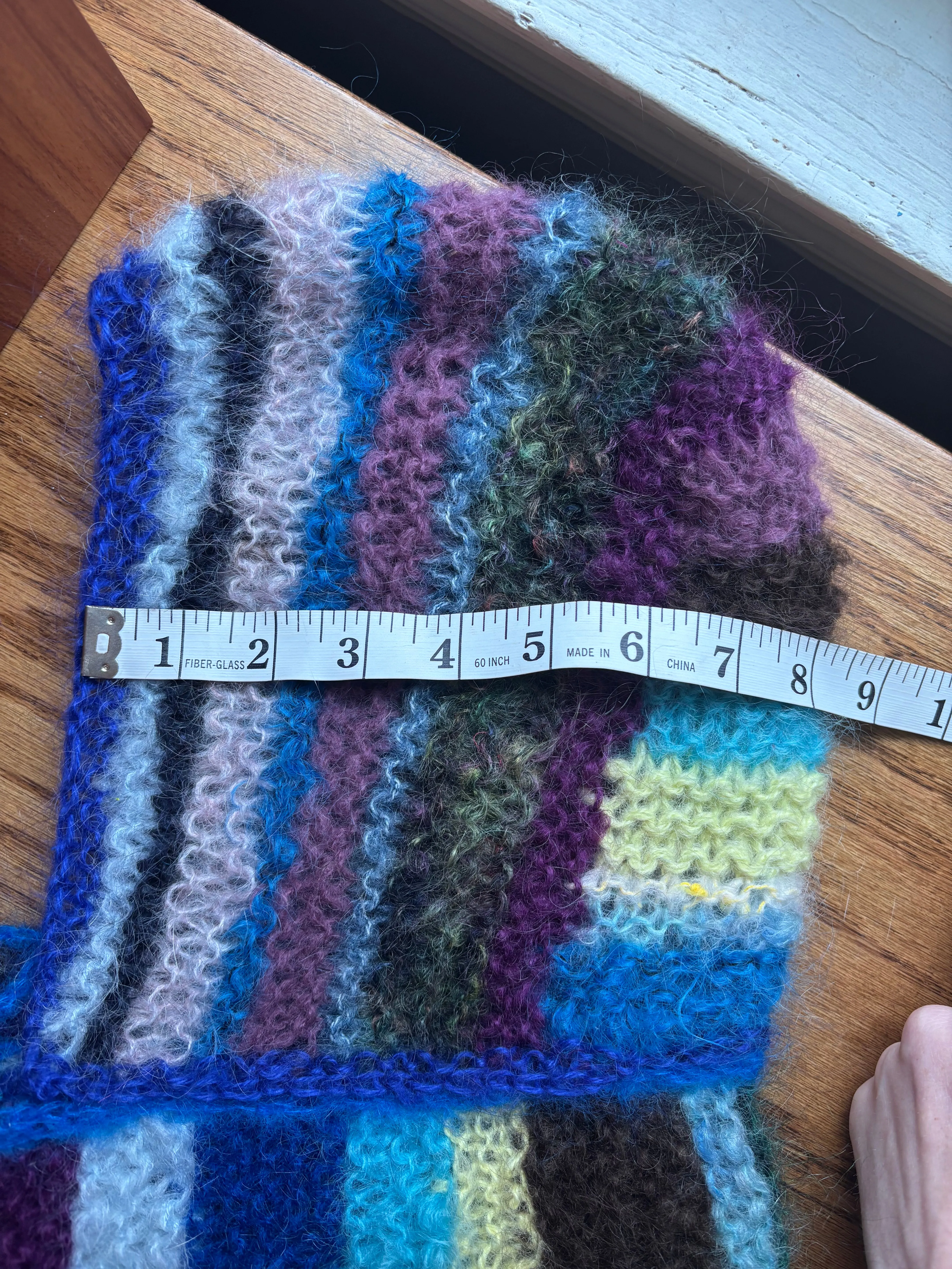 Hood Scarf~Gem Stripes