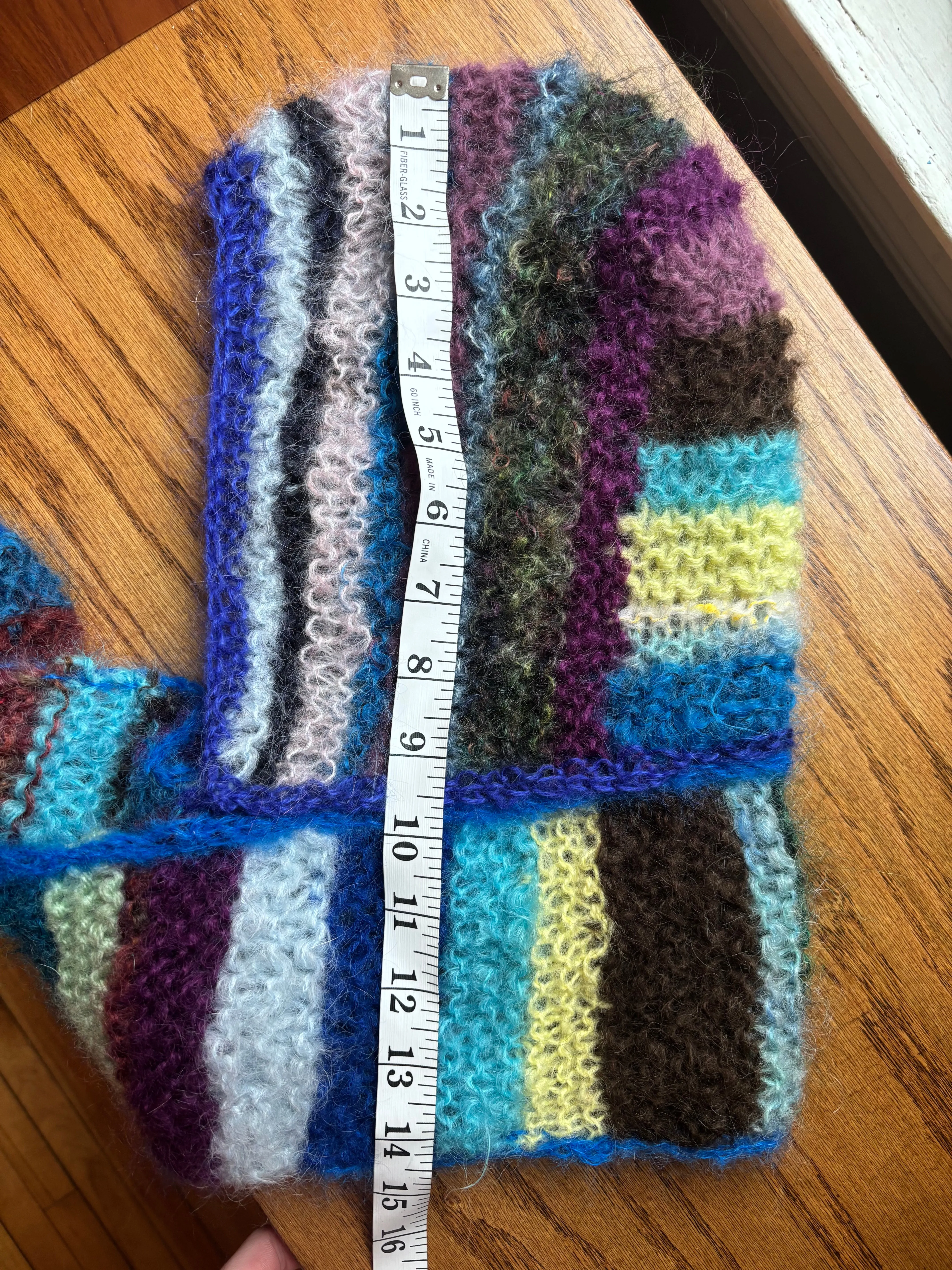 Hood Scarf~Gem Stripes