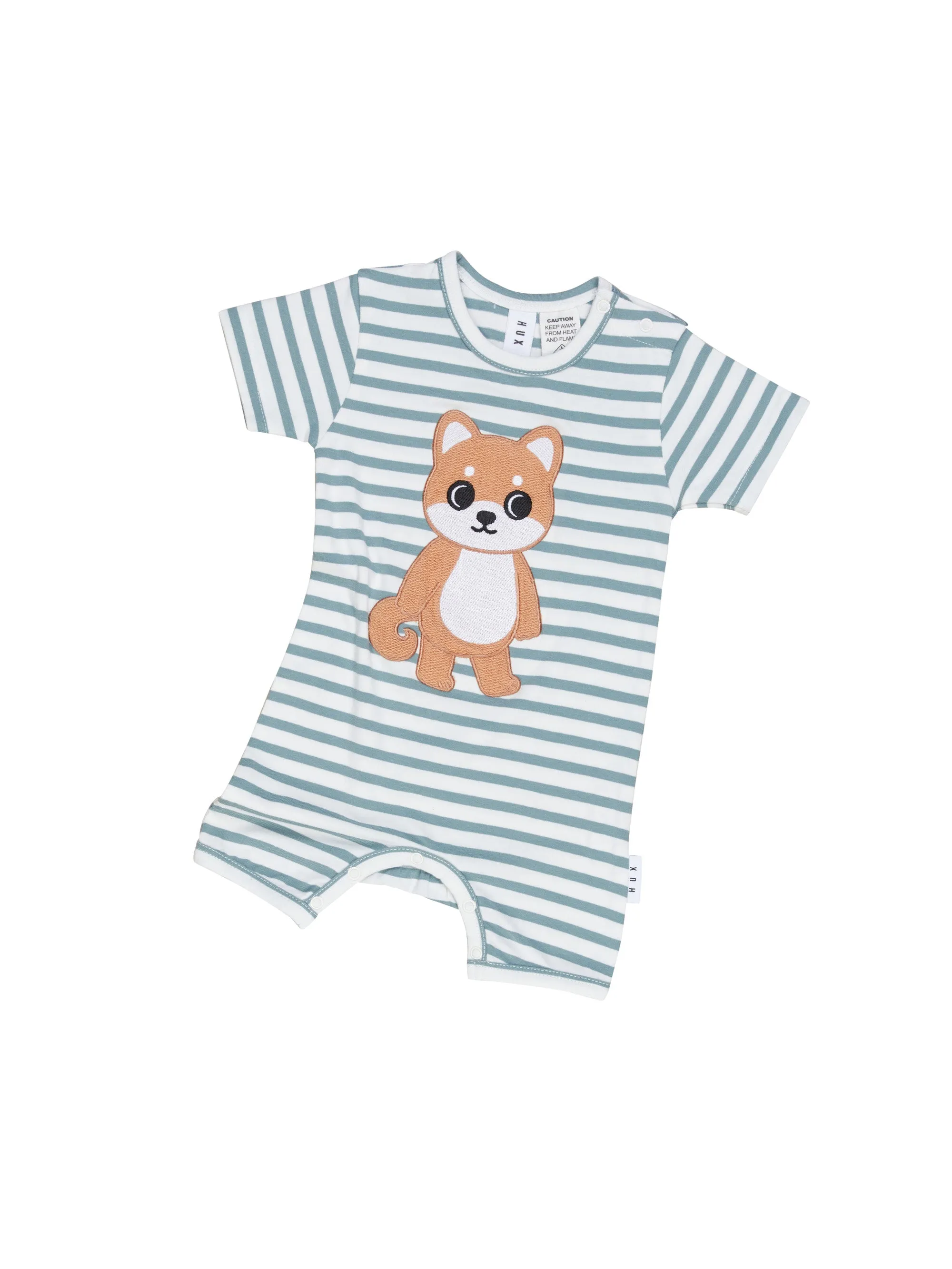 Huxbaby Shiba Stripe Short Romper