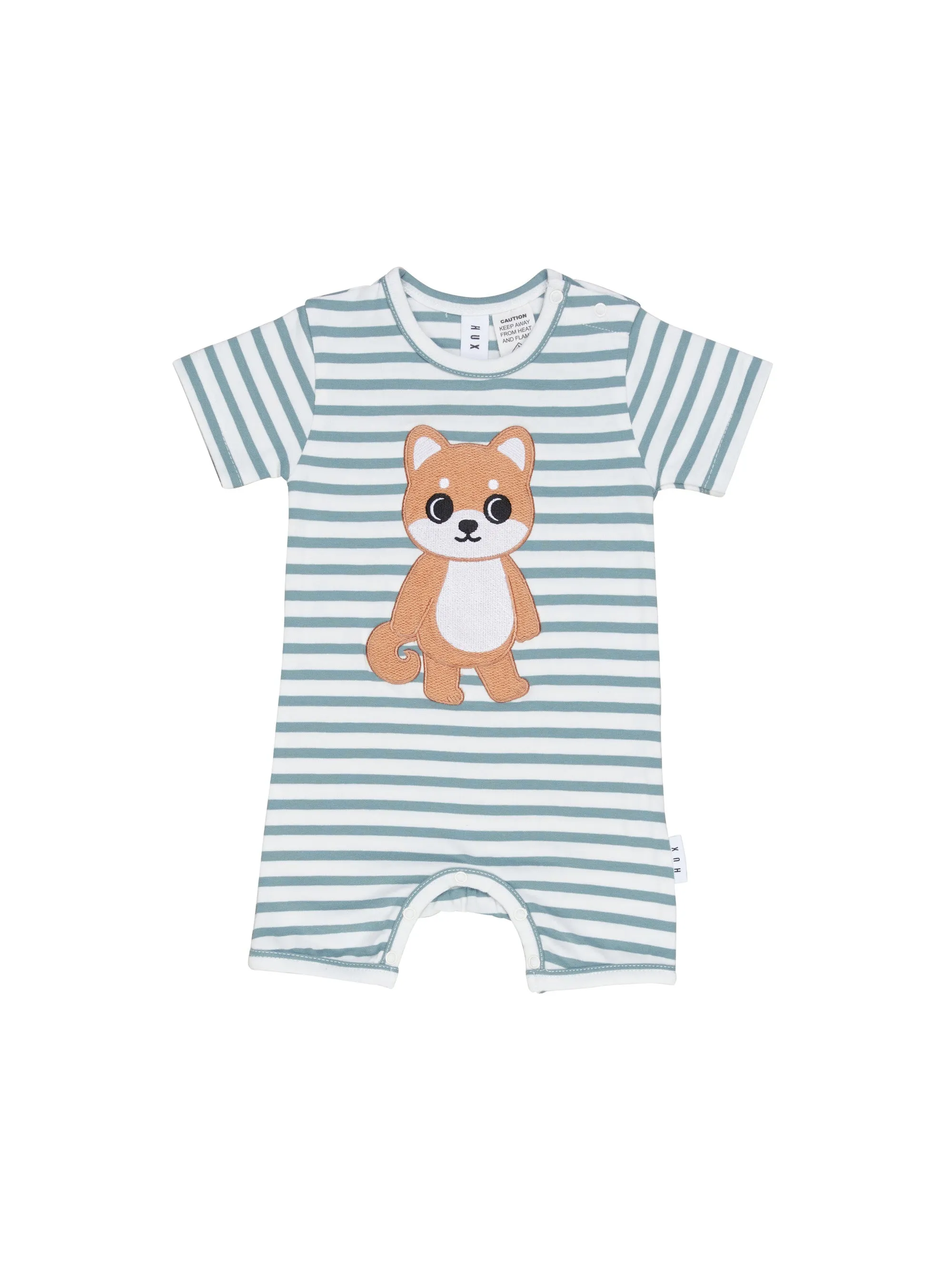 Huxbaby Shiba Stripe Short Romper