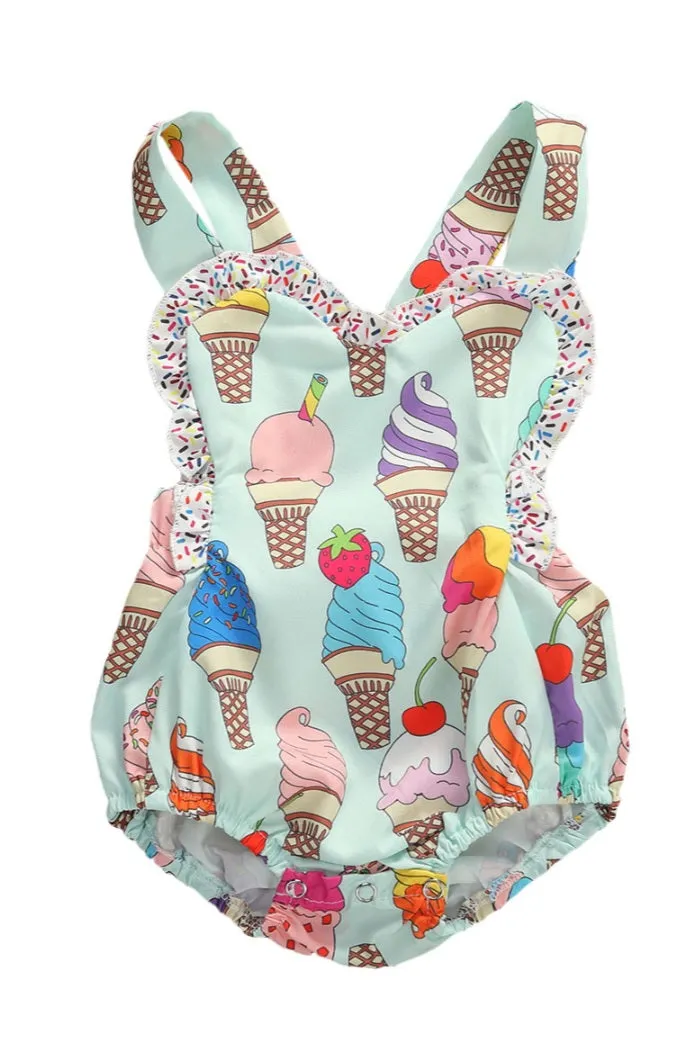 Ice-Cream Romper (Also Available in Dress for Older Girls #1000196