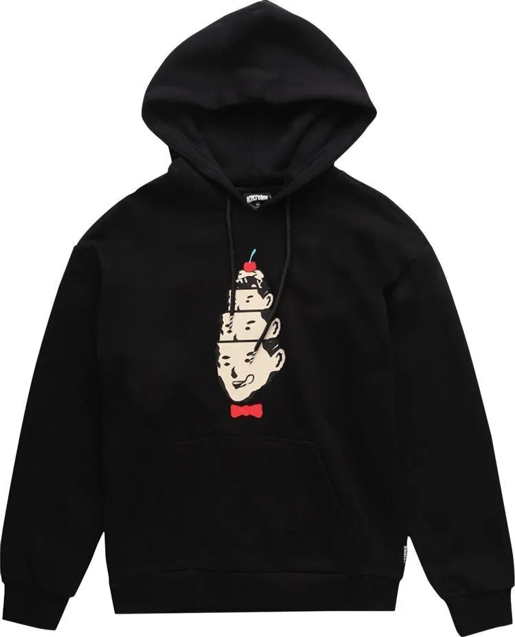 ICE CREAM SILVER SPOON HOODIE BLACK