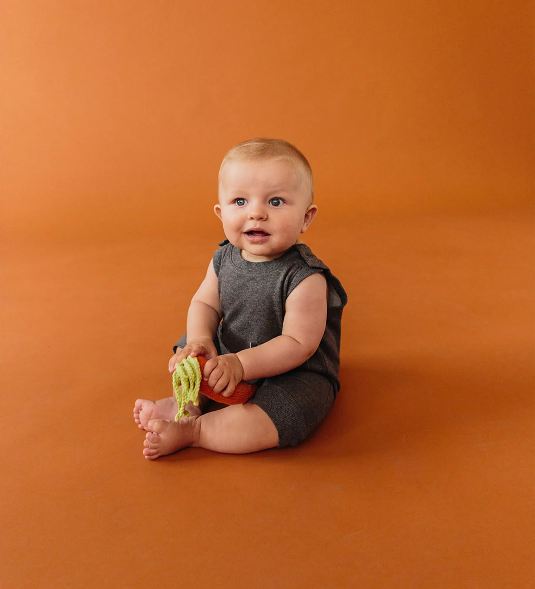 Infant sleeveless romper