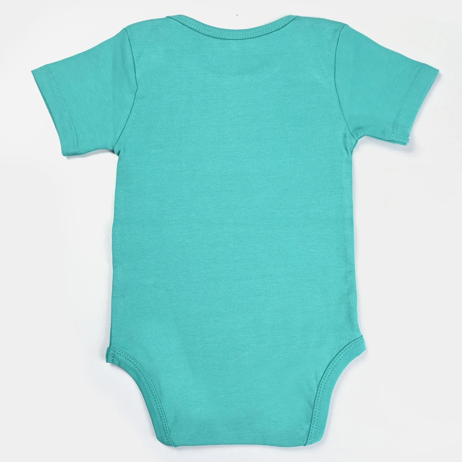 Infant Unisex Cotton Interlock  Romper-Ceramic