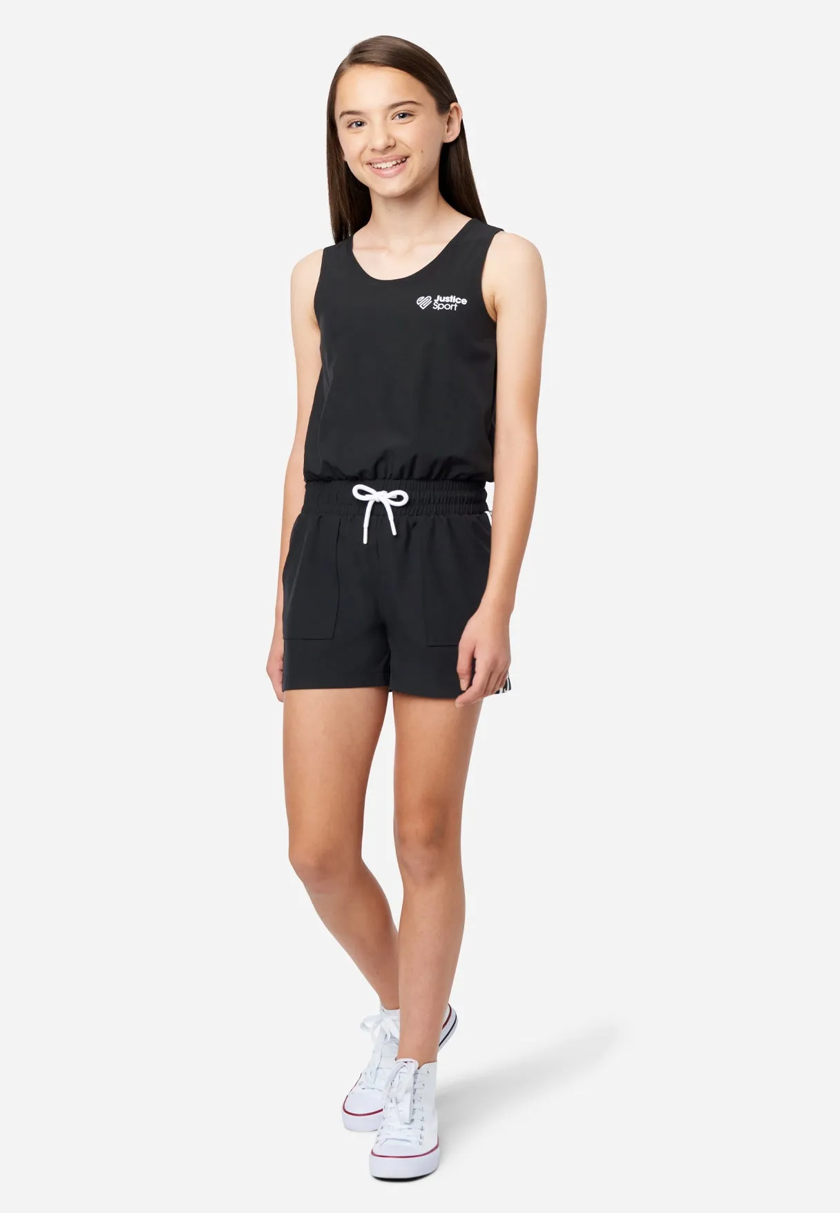 J Sport Cinch Waist Romper