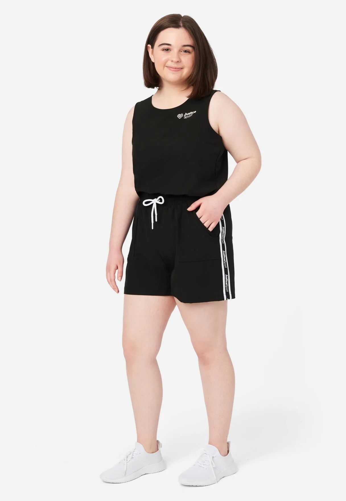 J Sport Cinch Waist Romper