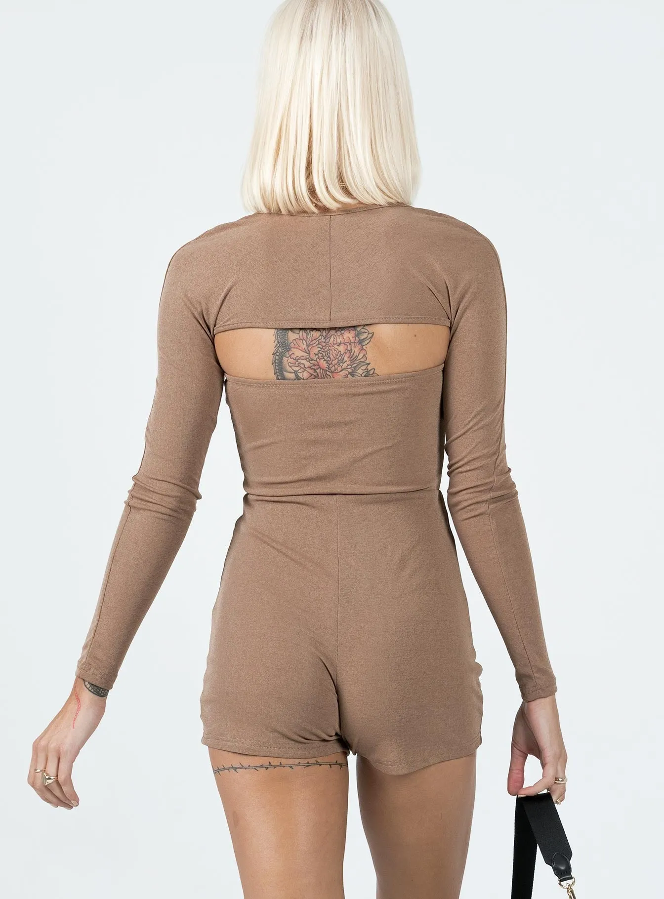 Karlie Romper Beige