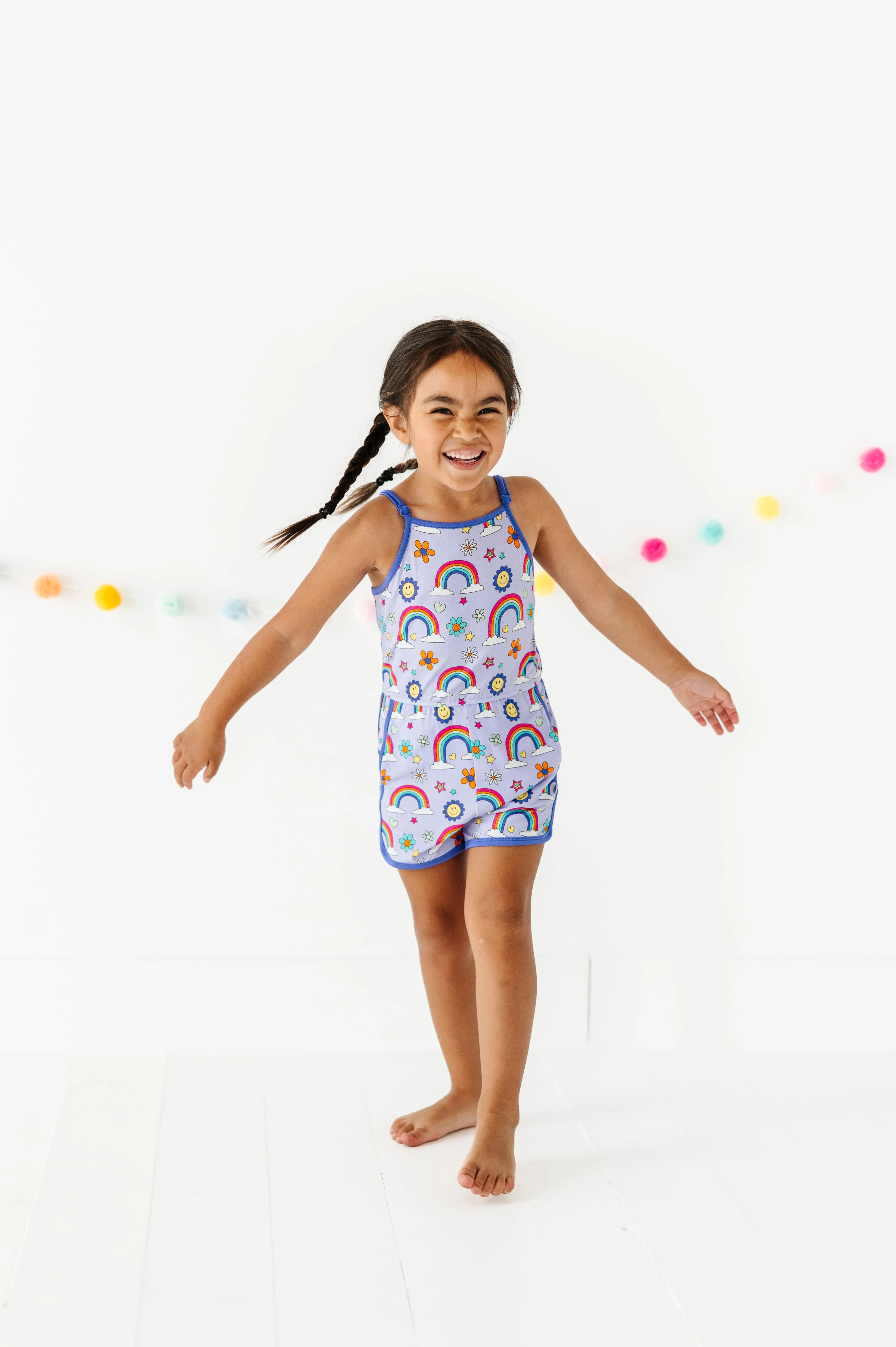 Kiki   Lulu | It’s All Flowers & Rainbows Romper