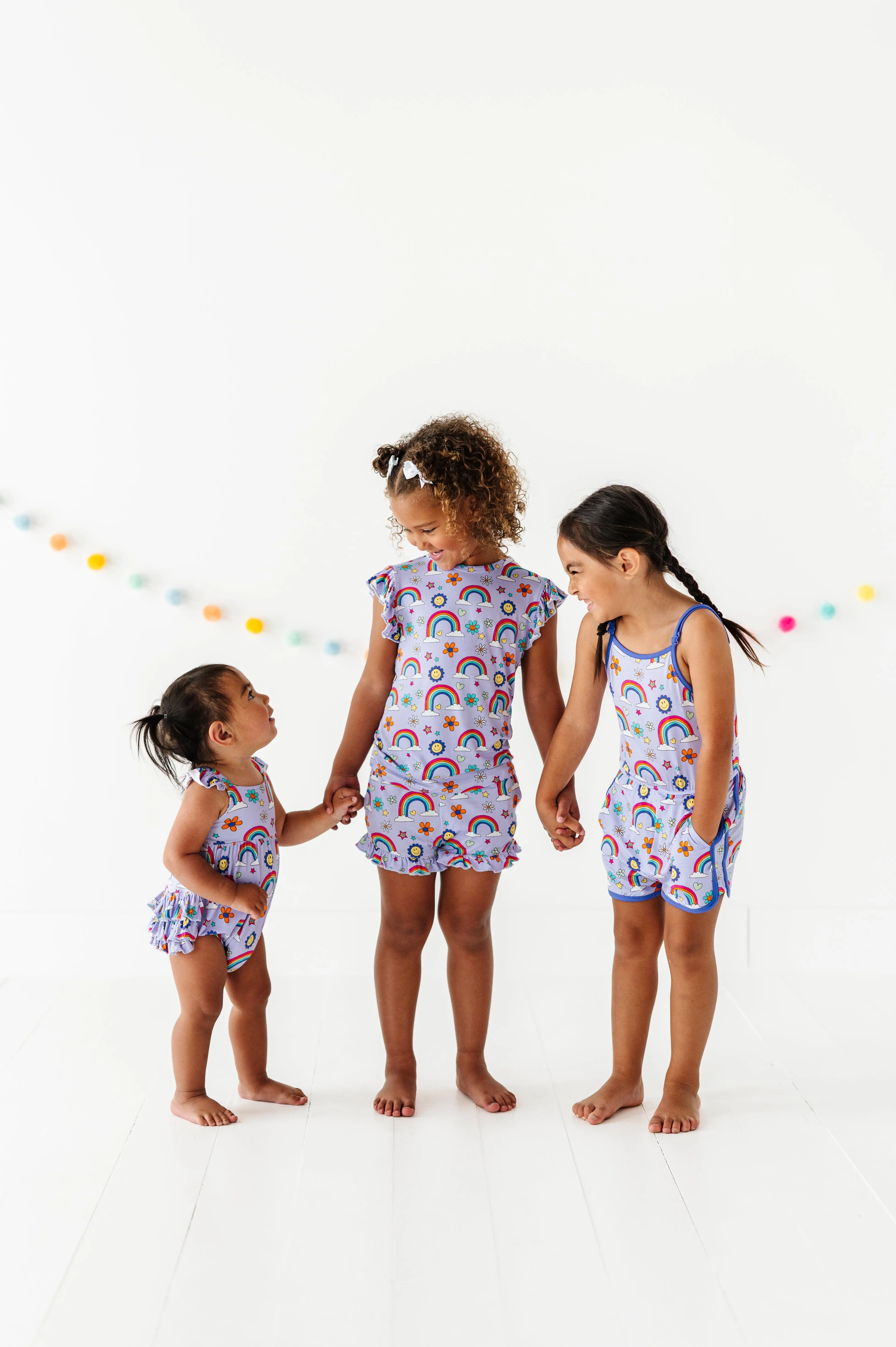 Kiki   Lulu | It’s All Flowers & Rainbows Romper