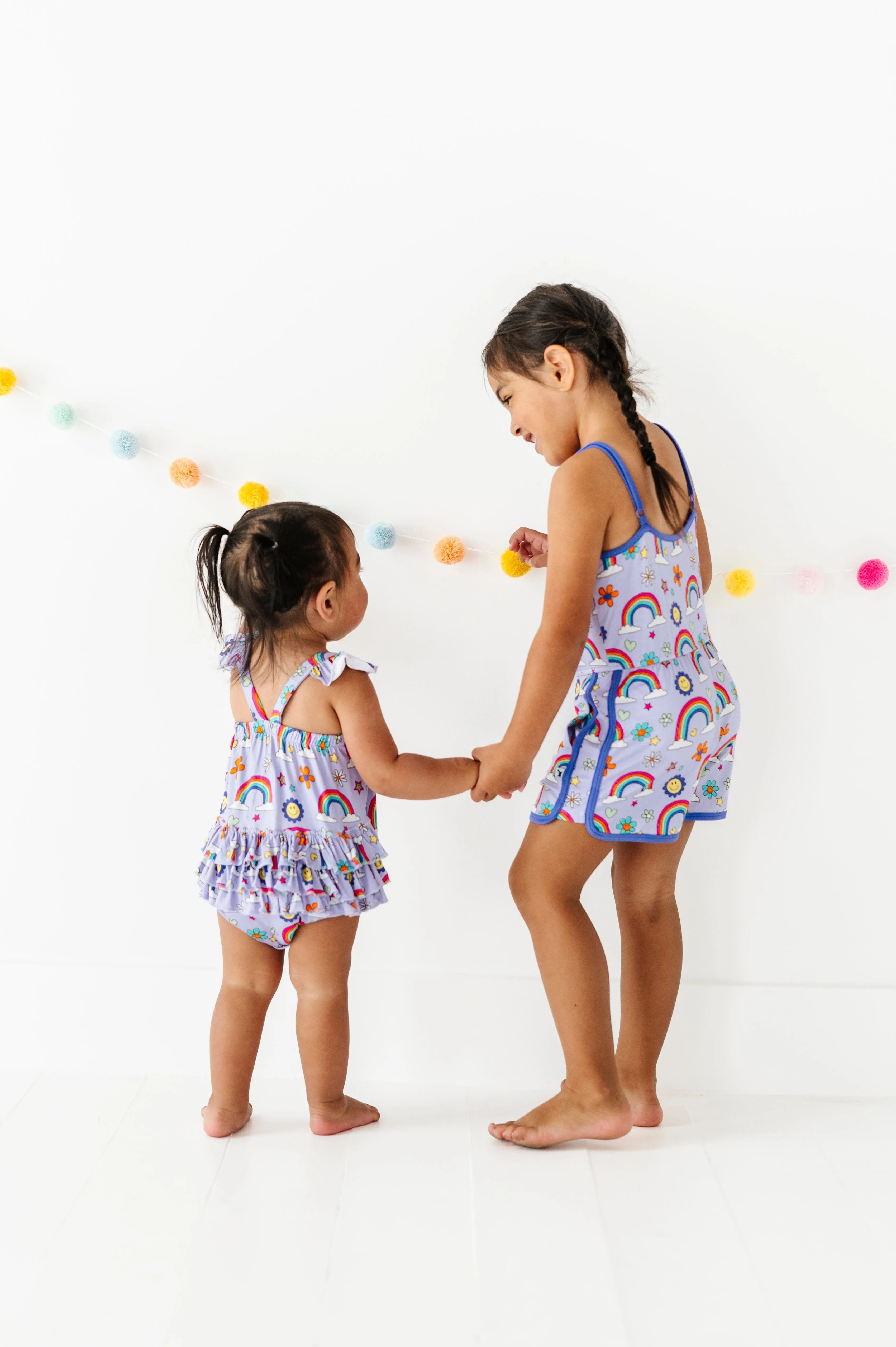 Kiki   Lulu | It’s All Flowers & Rainbows Romper