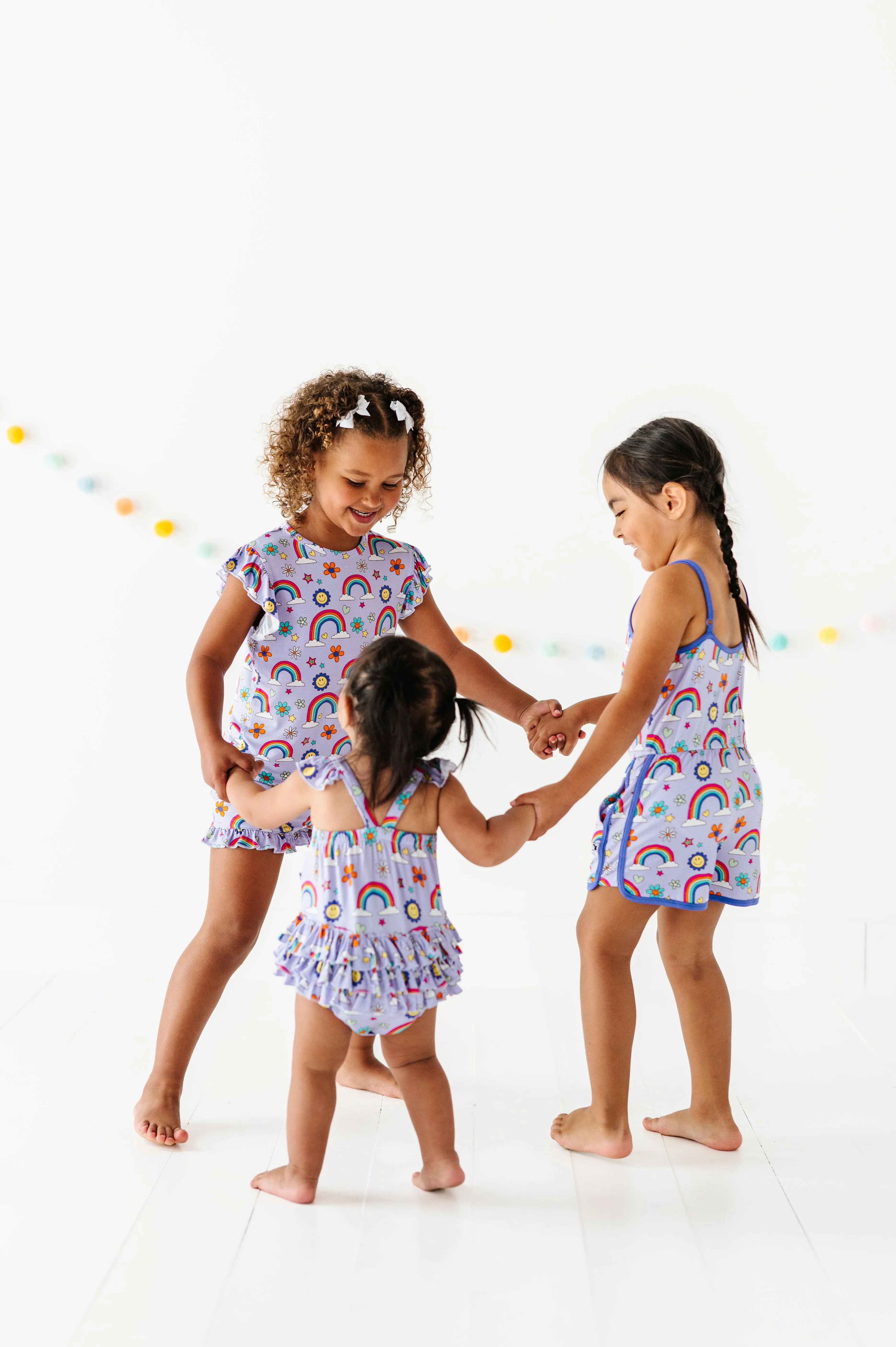 Kiki   Lulu | It’s All Flowers & Rainbows Romper