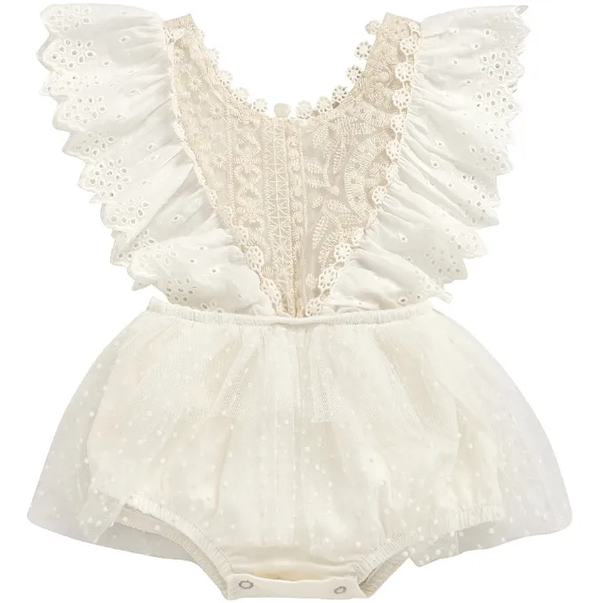 Lace Baby Romper