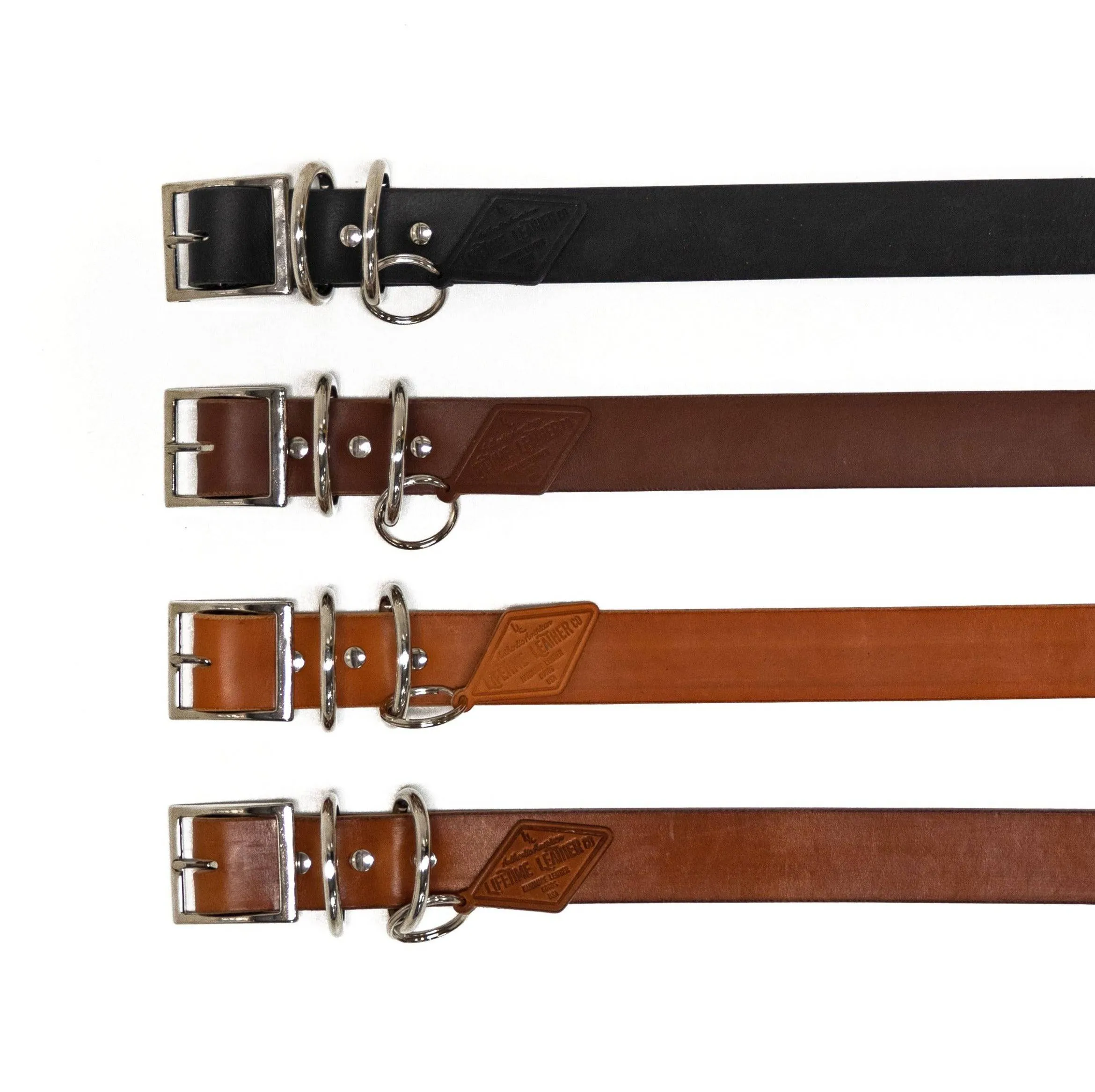 Leather Dog Collar - Classic