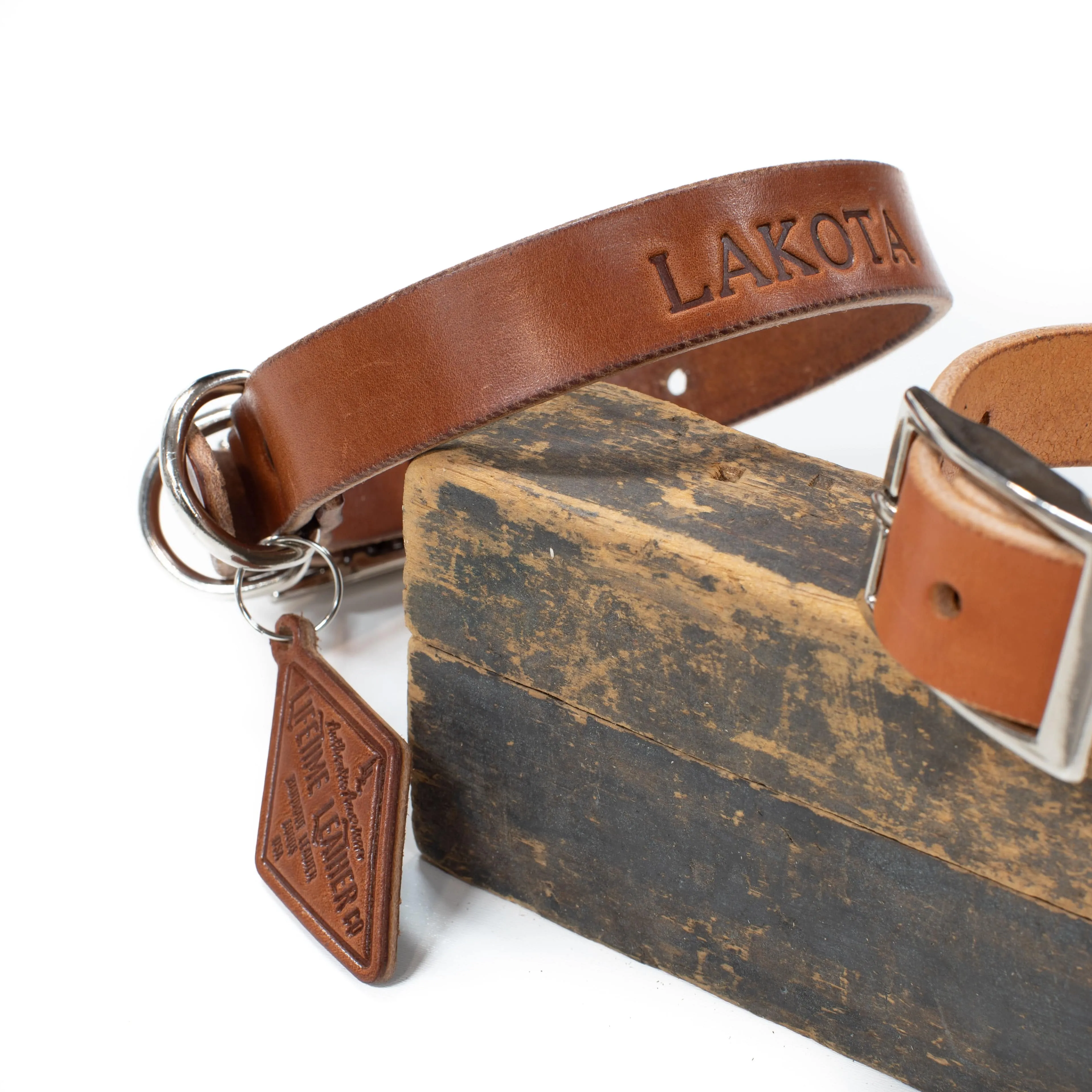 Leather Dog Collar - Classic