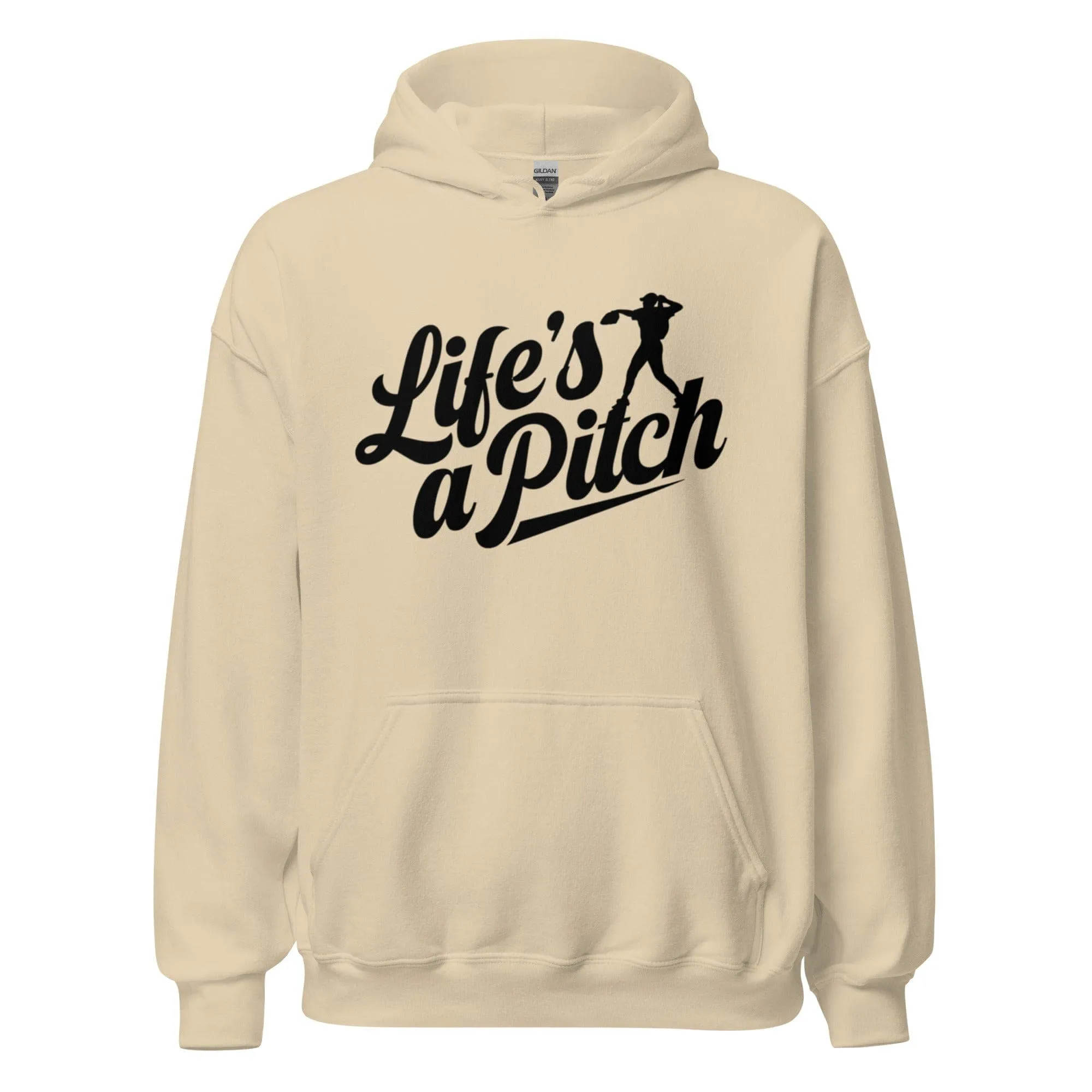 Life's A Pitch - Adult Hoodie