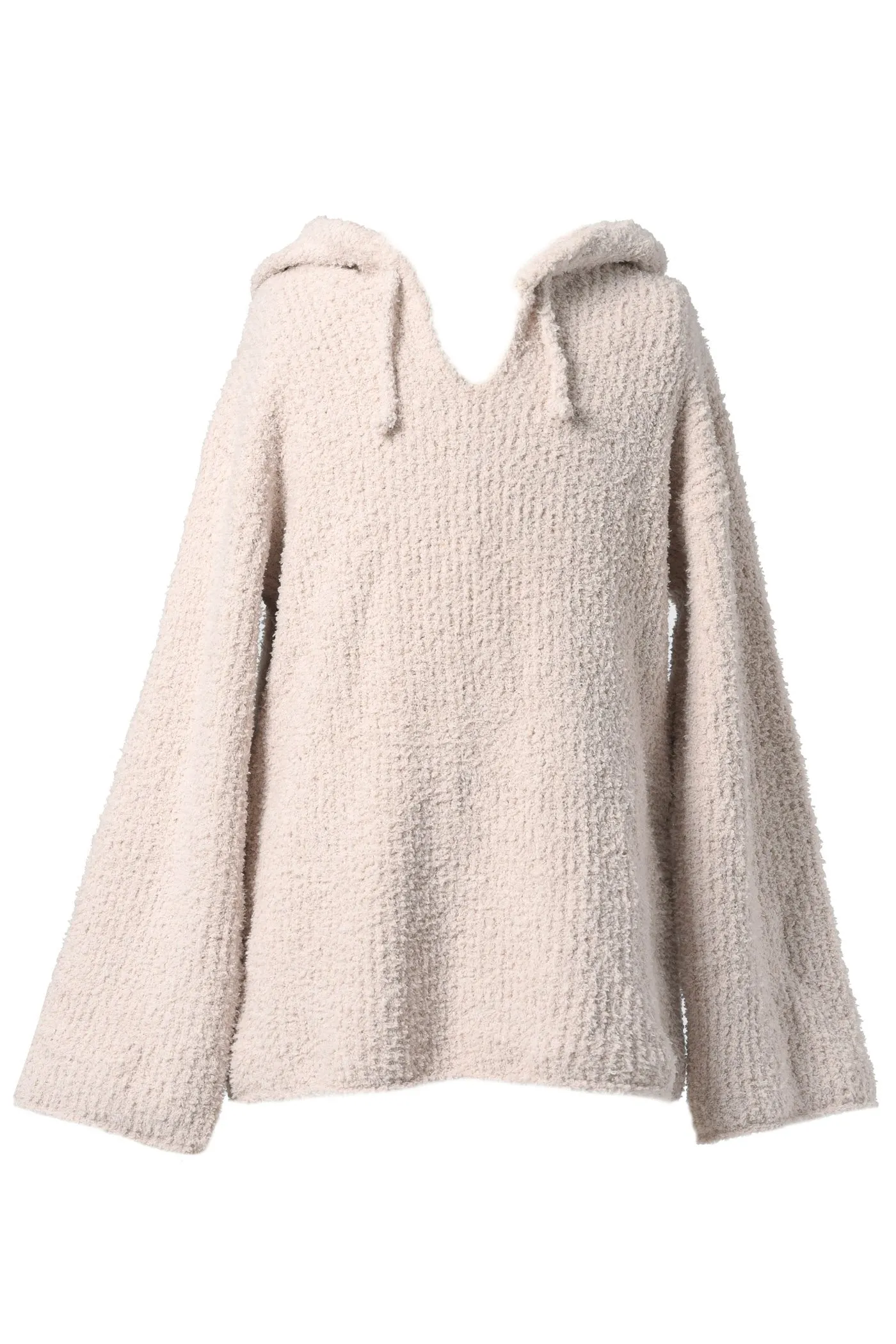 Little Girl's Cozy Yarn Hoodie Sweater