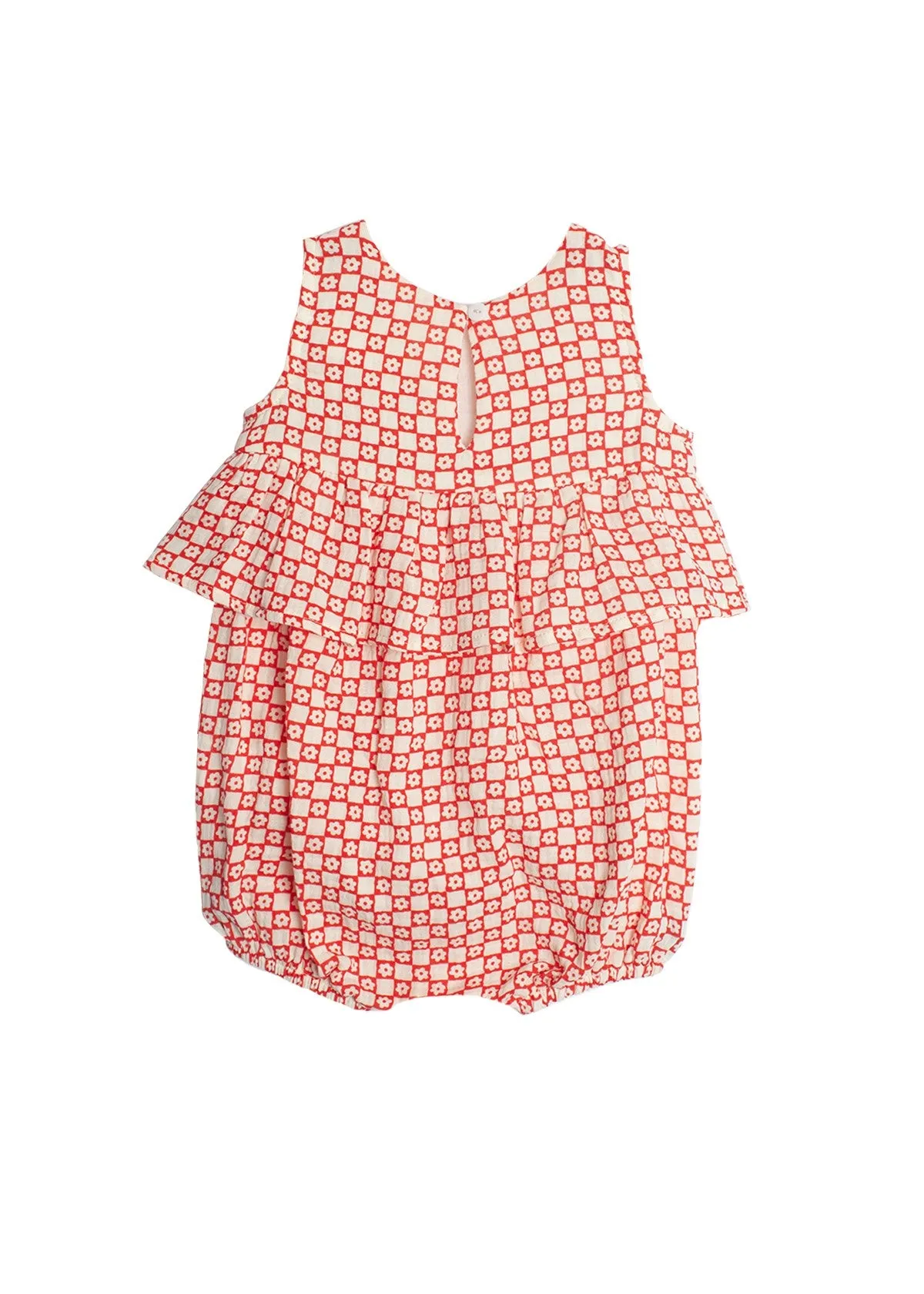 Little Red Wagon Baby Romper