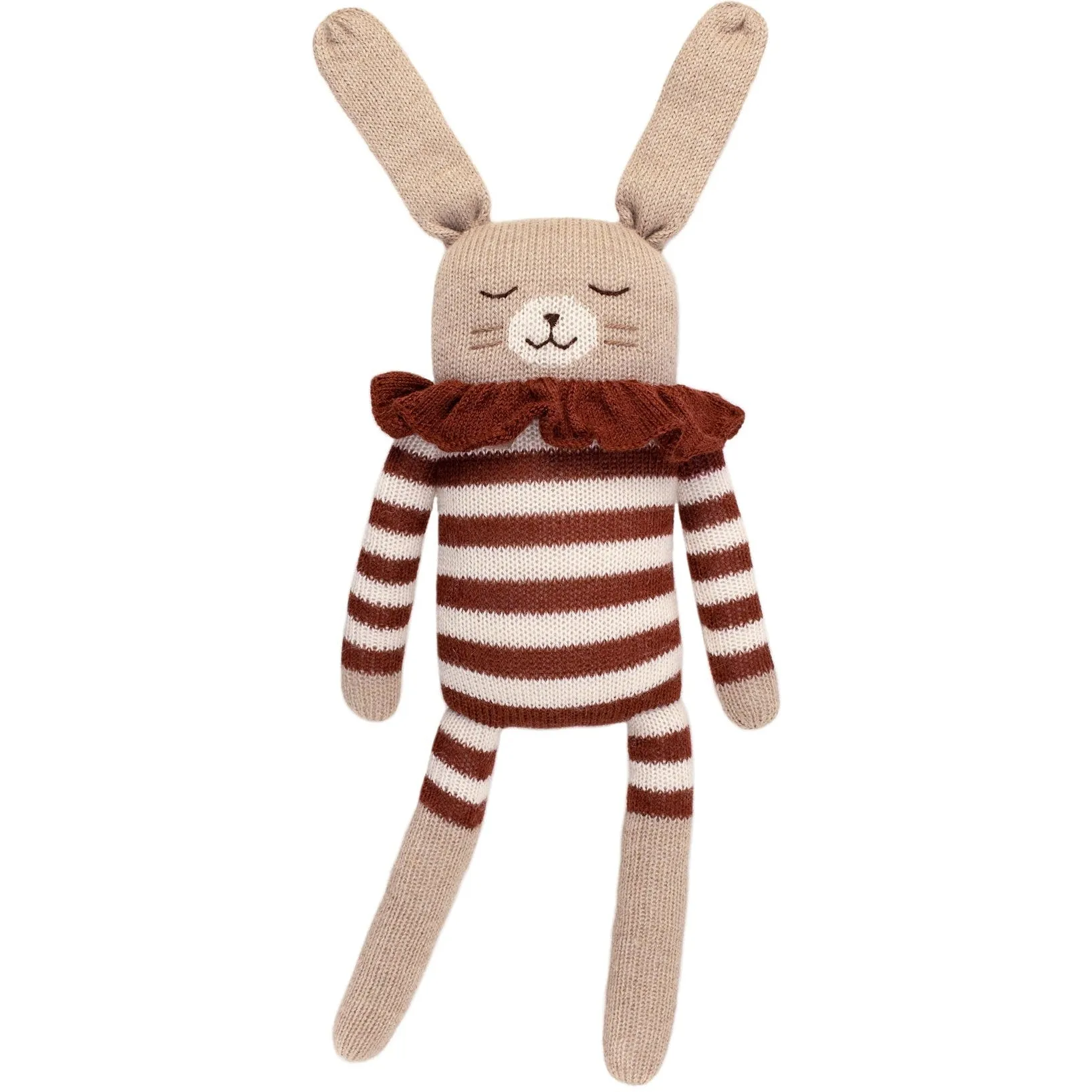 Main Sauvage Big bunny, sienna striped romper