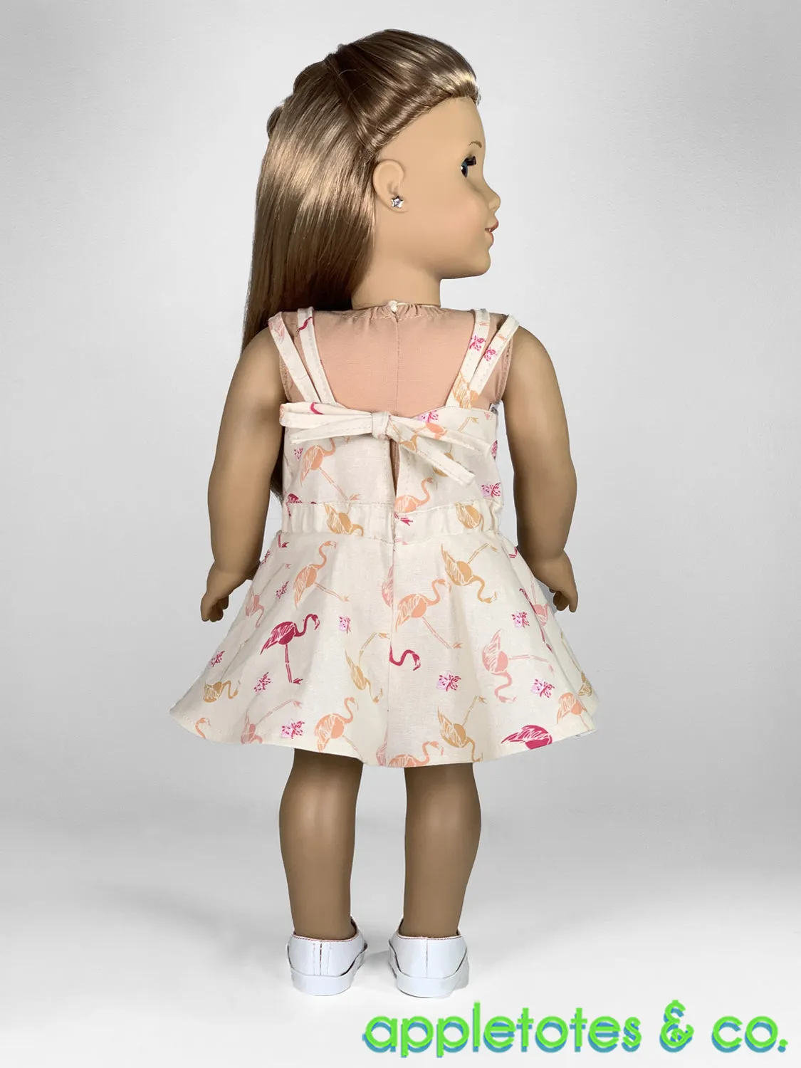 Malibu Romper   Dress 18 Inch Doll Sewing Pattern