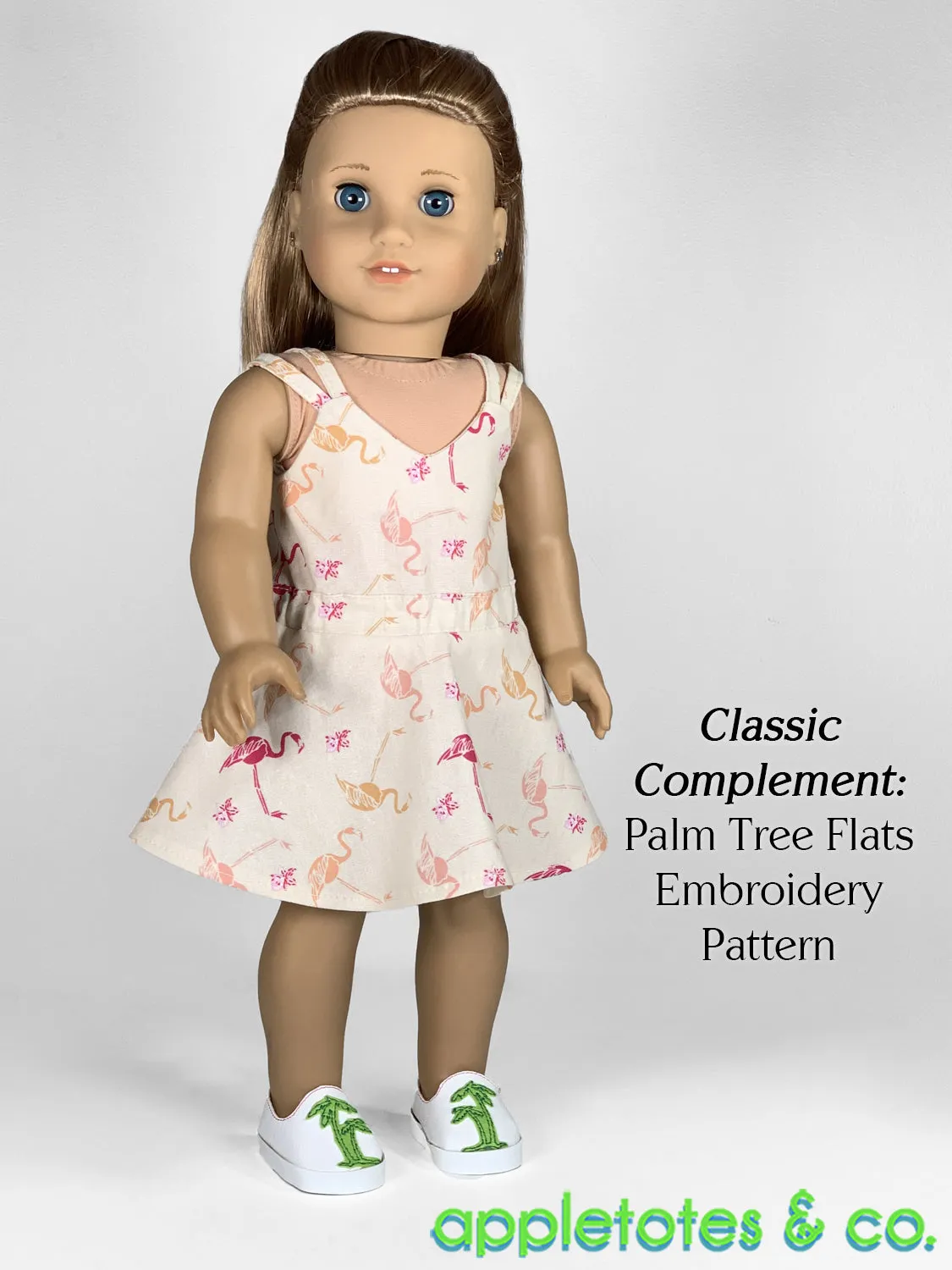 Malibu Romper   Dress 18 Inch Doll Sewing Pattern