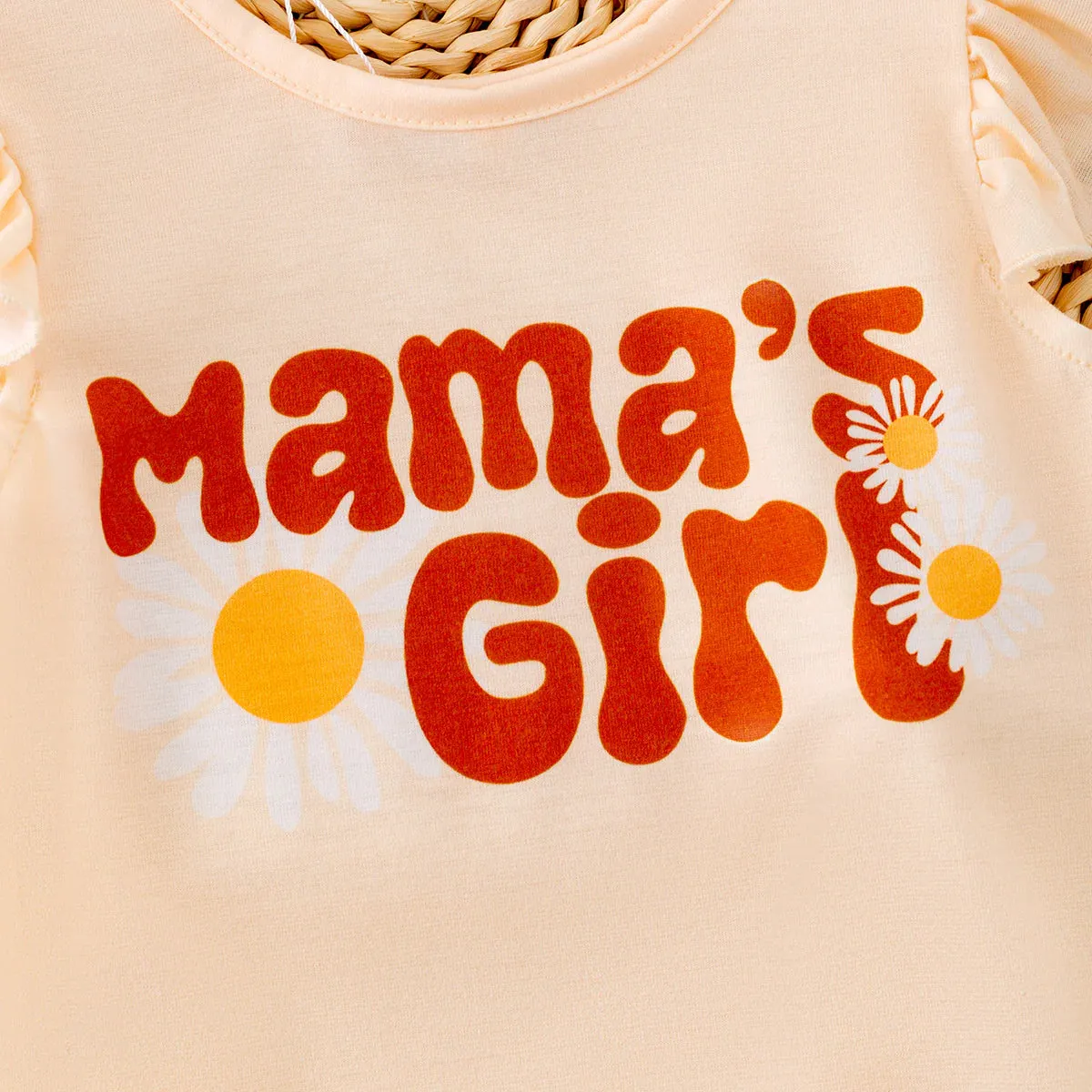 Mama's Girl shorty onesie romper