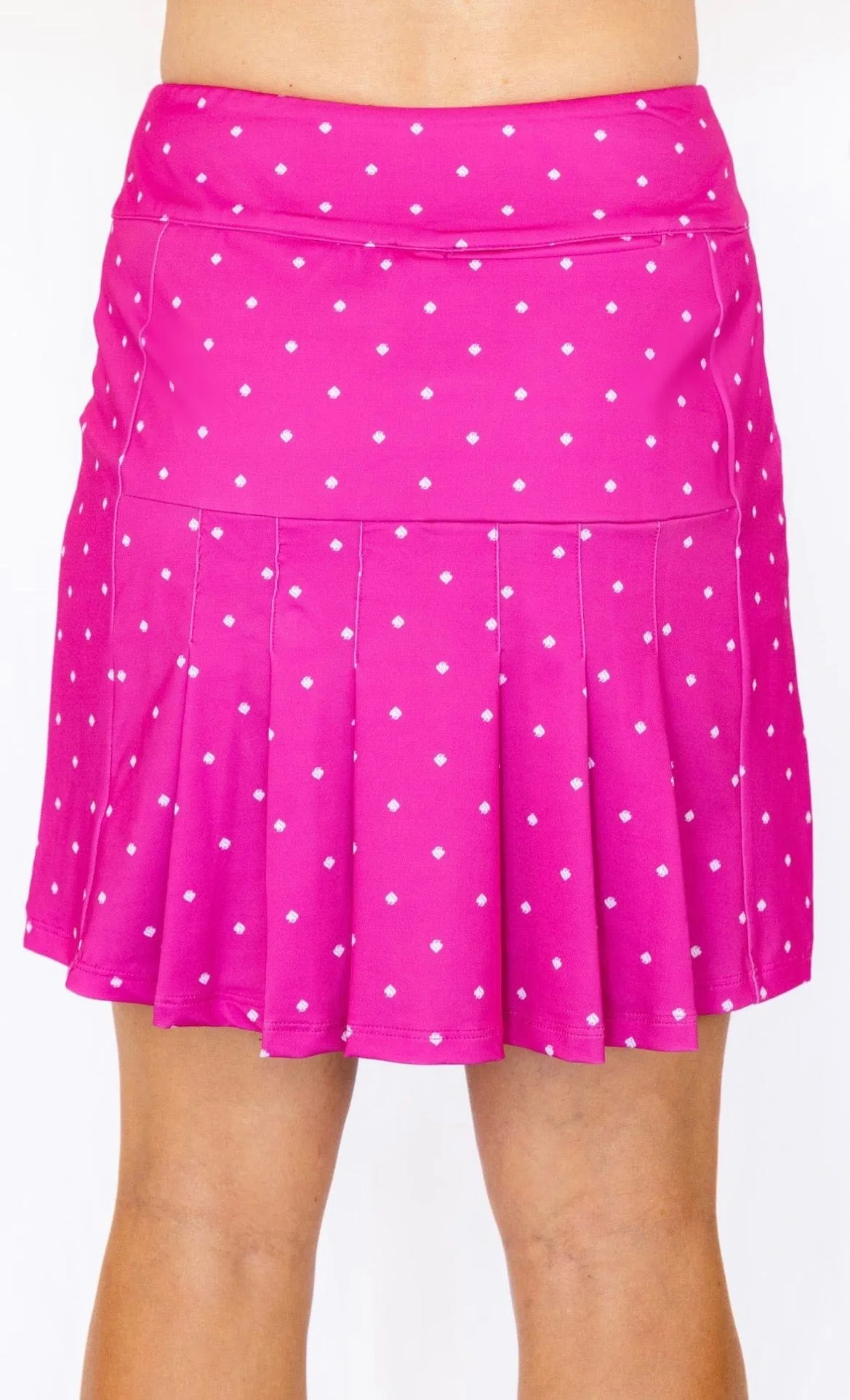 Marisa Pleated Skort - Pink Flame Logo